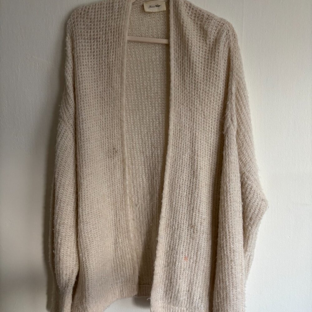American Vintage Knit Long Sweater Cardigan
